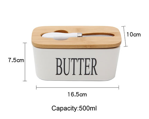 500ml Ceramic Butter Box