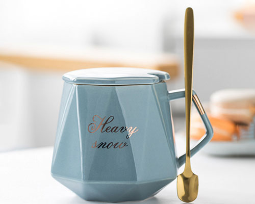 Blue Ceramic Coffee Mug