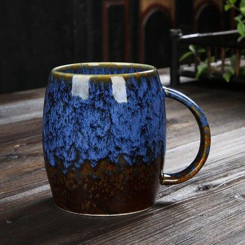 Blue Pottery Mugs