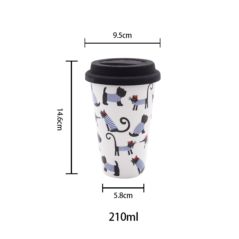 Ceramic Coffee Mug With Lid