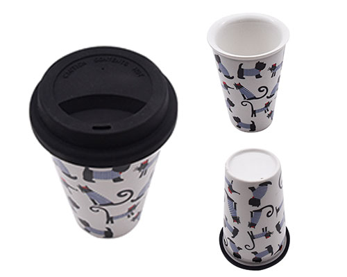 Ceramic Insulated Coffee Mug