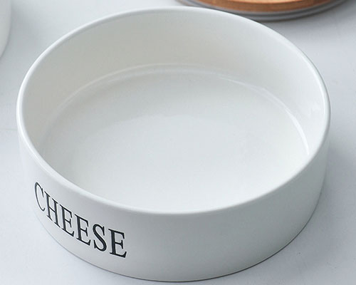 Empty Ceramic Butter Dish