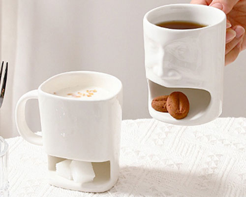 Ceramic Face Mugs for Coffee