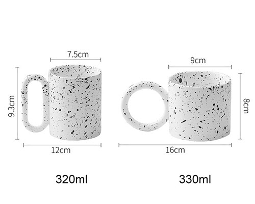 Ceramic Speckled Mugs