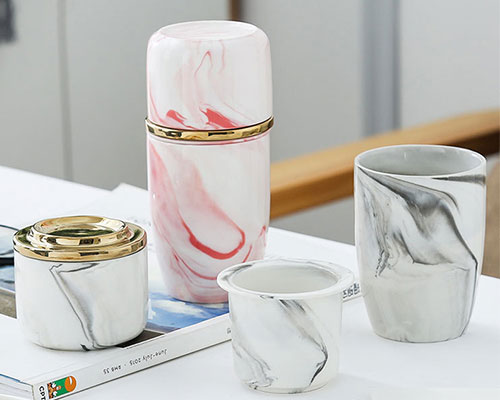 Ceramic Tea Cup With Lid