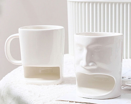 Creative White Ceramic Mugs