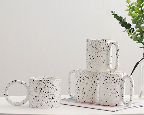 Speckled Ceramic Coffee Mugs