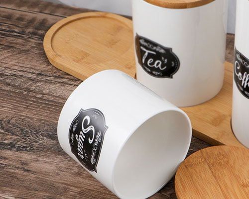 Tea Coffee Sugar Ceramic Containers