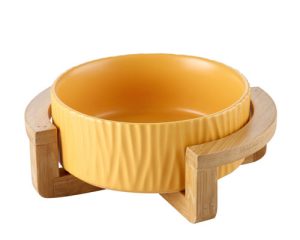 Yellow Ceramic Fruit Bowl