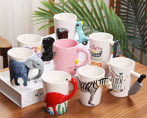 3D Ceramic Mugs for Sale