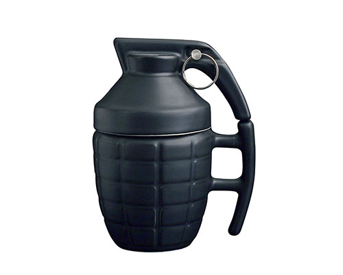 Black Novelty Ceramic Coffee Mug