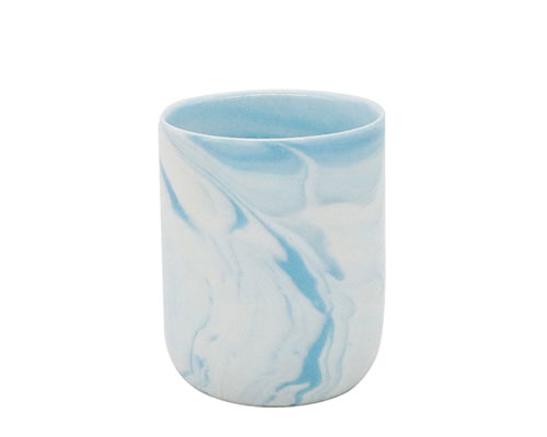 Blue Ceramic Candle Holders