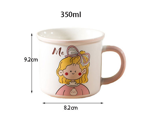 Cartoon Ceramic Mug with Handle