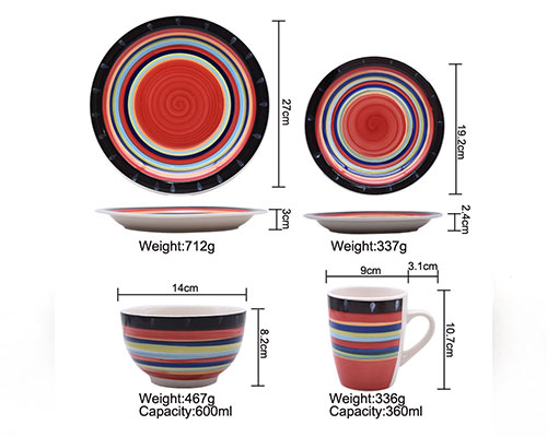 Ceramic Colorful Plates