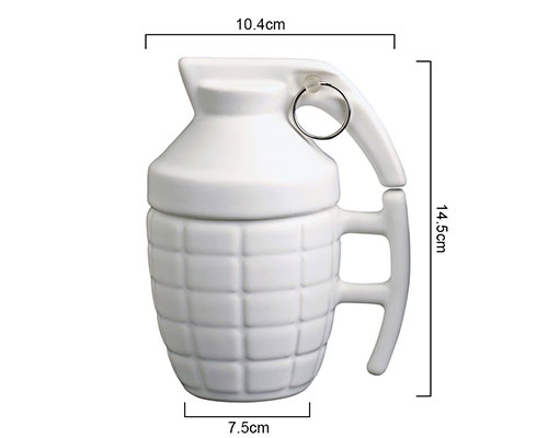 Ceramic Grenade Coffee Mug