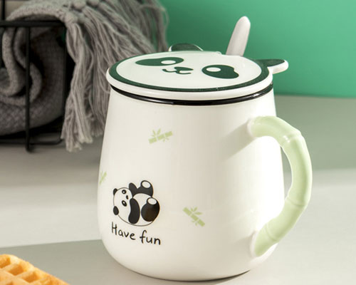 Ceramic Panda Mug with Handle