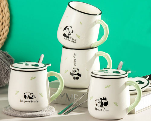 Ceramic Panda Mugs