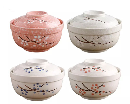 Ceramic Ramen Bowls With Lids