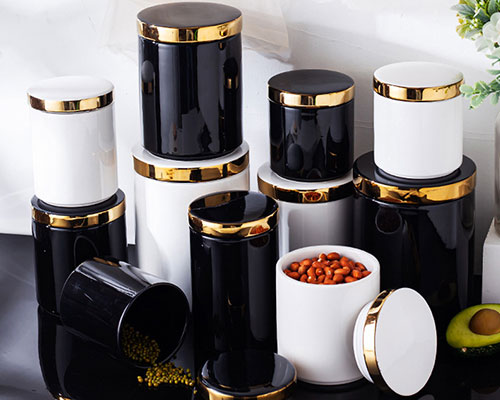 Ceramic Storage Jars With Lids