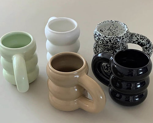 Chubby Ceramic Mug with Handle