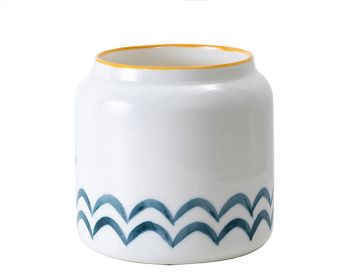 Cylindrical Ceramic Pot