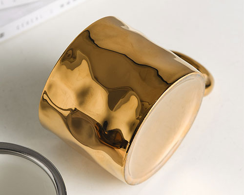Gold Ceramic Mug