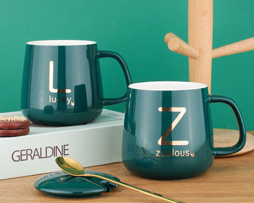 Green Ceramic Mugs