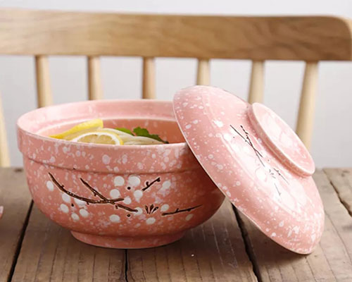 Pink Ceramic Bowlv