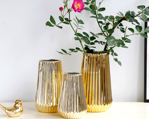 Round Ceramic Vase