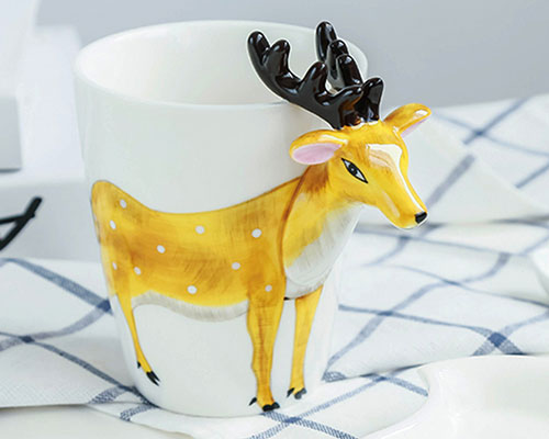 Sika Deer Ceramic Mug