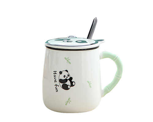 White Ceramic Panda Mug