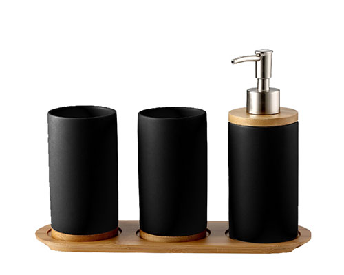 Black Ceramic Lotion Dispenser
