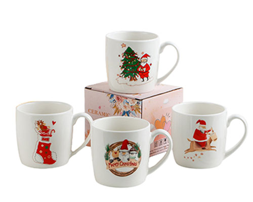 Bulk Ceramic Christmas Mugs