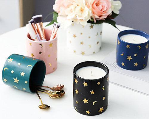 Ceramic Candle Vessels Bulk