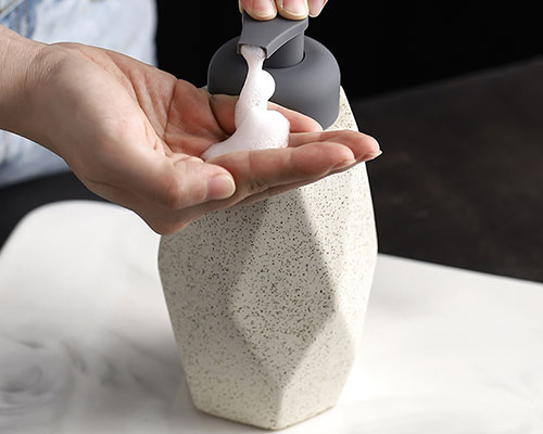 Ceramic Foam Soap Dispenser