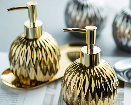Gold Hand Soap Dispensers