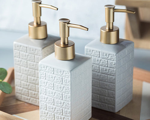 Square Ceramic Lotion Dispensers