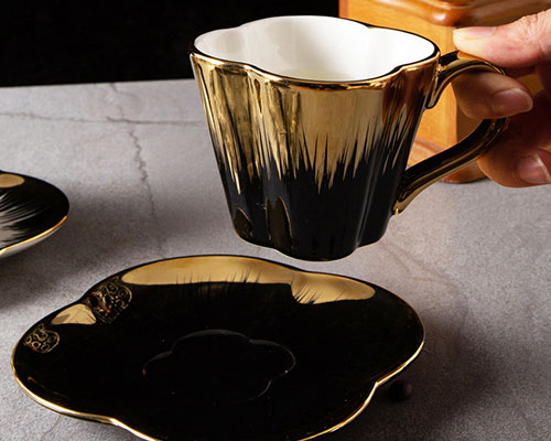 Black Ceramic Espresso Cup