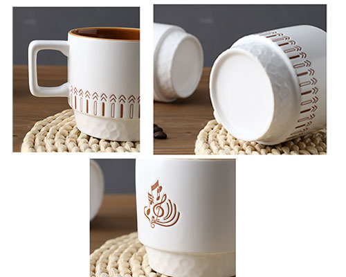 Ceramic Coffee Mugs With Pattern