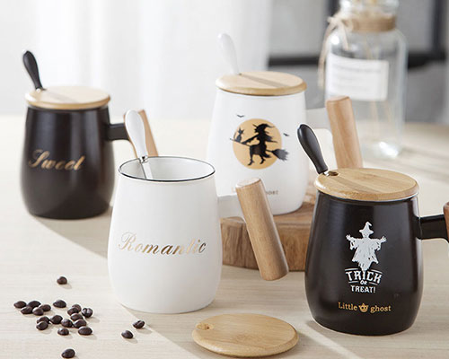 Ceramic Mugs With Coaster Lids Wholesale