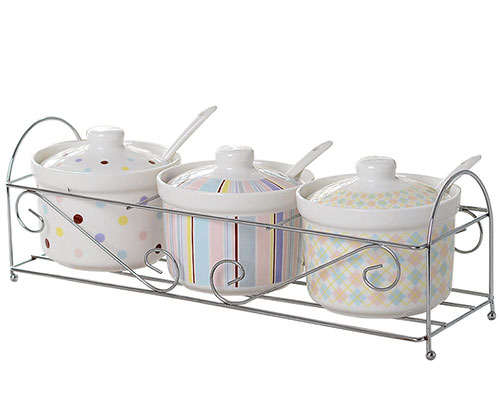 Ceramic Spice Jar Set