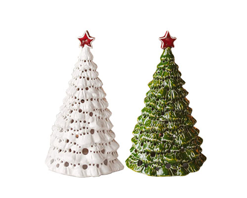 Christmas Ceramic Tea Light Holders