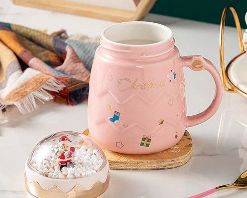 Christmas Tree Pink Coffee Mugs