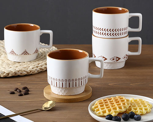 Heavy Ceramic Coffee Mugs