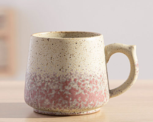 Japanese Ceramic Mug with Spots