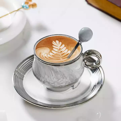 Gray Ceramic Coffee Mug