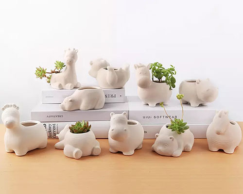Ceramic Animal Planter Pots