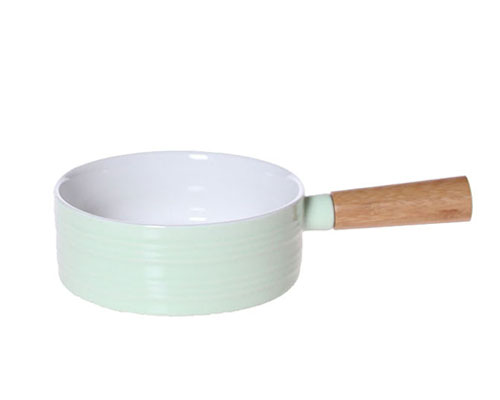 Green Ceramic Kitchen Pan