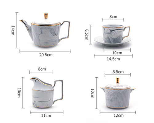 Marble Ceramic Cups