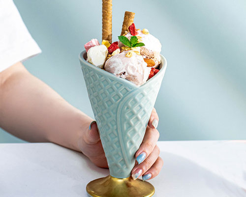 Ceramic Ice Cream Cone